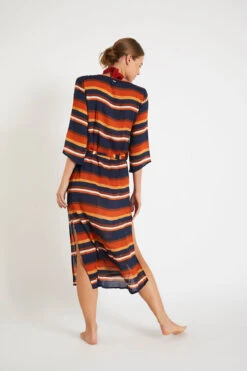 Robe De Plage à Rayures Multicolores ALVEAR VOILAFREEKA 13 Robe De Plage à Rayures Multicolores ALVEAR VOILAFREEKA -Livia Soldes 20e alvear voilafre zfw06 dos