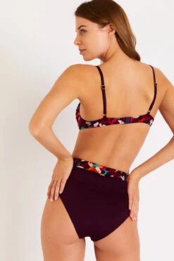 Maillot De Bain 2 Pièces Violet Rejane & Gaby Aukana -Livia Soldes 20e rejane aukana zfi55 gaby aukana zfi55 dos