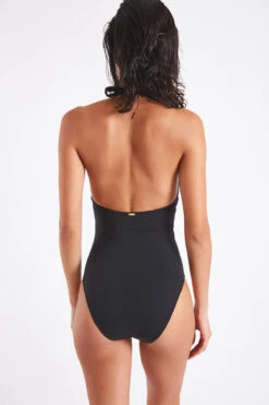 Maillot De Bain Un Pièce Noir Avec Bijou à La Poitrine MARILEE PORTOFINO 10 Maillot De Bain Un Pièce Noir Avec Bijou à La Poitrine MARILEE PORTOFINO -Livia Soldes 21e marilee portofi zgq01 dos 1