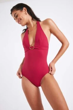 Maillot De Bain Une Pièce Rose Framboise MARILEE PORTOFINO -Livia Soldes 21e marilee portofi zgq63 dev3