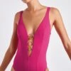 Maillot De Bain Une Pièce Rose ABALAI BELEZAS -Livia Soldes 22e abalai belezas 41n53 dev 1