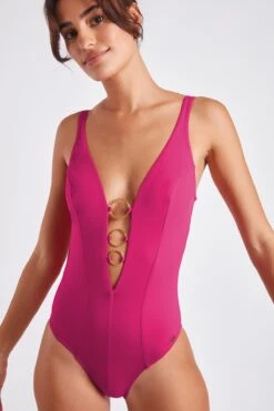 Maillot De Bain Une Pièce Rose ABALAI BELEZAS