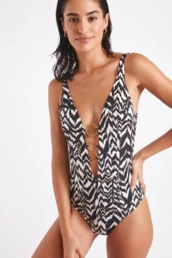 Maillot De Bain Une Pièce Imprimé Zébré ABALAI ZARUMA -Livia Soldes 22e abalai zaruma kbs01 dev2