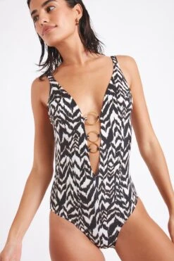 Maillot De Bain Une Pièce Imprimé Zébré ABALAI ZARUMA
