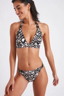 Maillot De Bain 2 Pièces Noir Astrid & Pintura Zaruma