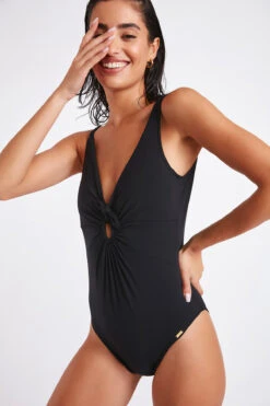 Maillot De Bain Une Pièce Noir EMAYA PORTOFINO -Livia Soldes 22e emaya portofino zgq01 dev2