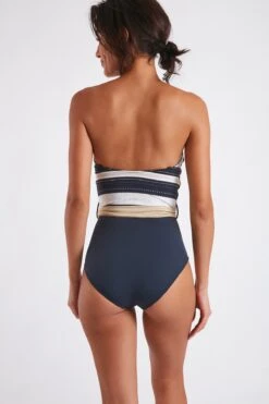 Maillot De Bain Une Pièce Bleu Marine EQUIA BARDANE 10 Maillot De Bain Une Pièce Bleu Marine EQUIA BARDANE -Livia Soldes 22e equia bardane zgv06 dos