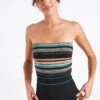 Maillot De Bain Une Pièce Bustier Noir Et Rayé ISABEL ONDURA -Livia Soldes 22e isabel ondura zha01 dev