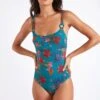 Maillot De Bain Bleu Paon JOVANIE DESMORIA -Livia Soldes 22e jovanie desmori zhb26 dev