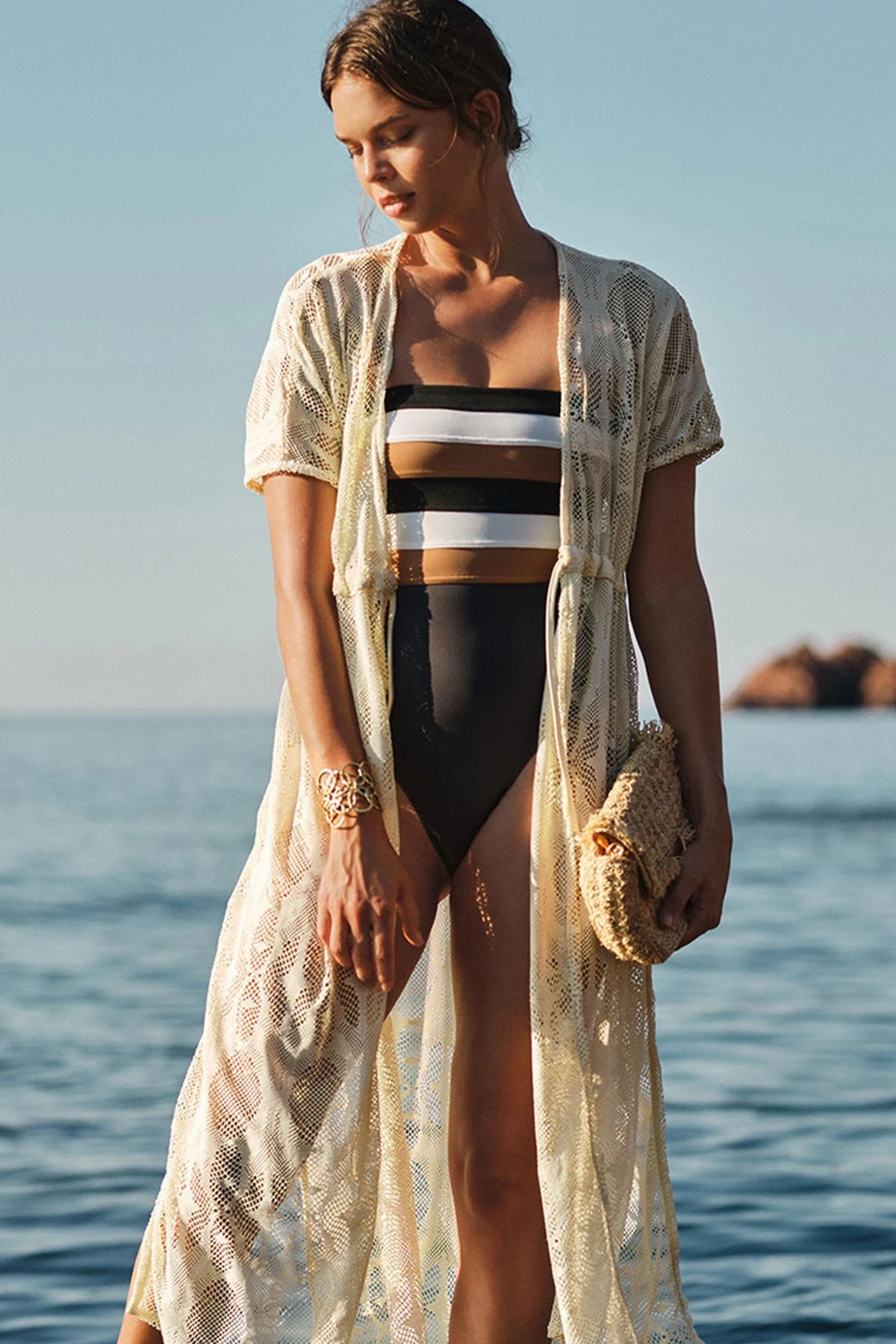 Maillot De Bain Une Pièce Bustier Anthracite LEONIE OSTEA 8 Maillot De Bain Une Pièce Bustier Anthracite LEONIE OSTEA – Image 6