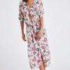 Robe De Plage écrue Imprimé Floral LISLORA VOILERLEA -Livia Soldes 22e lislora voilerl zhj11 dev4