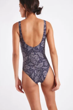 Maillot De Bain Une Pièce Bleu Marine NANCIE JAYERA 16 Maillot De Bain Une Pièce Bleu Marine NANCIE JAYERA -Livia Soldes 22e nancie jayera zhd06 dos