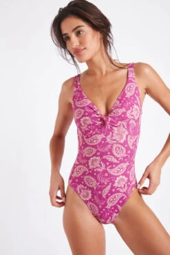 Maillot De Bain Une Pièce Rose Indien NANCIE JAYERA -Livia Soldes 22e nancie jayera zhd53 dev4
