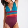 Maillot De Bain Une Pièce Prune NICOLE OSTEA -Livia Soldes 22e nicole ostea 41n95 dev