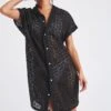 Chemise De Plage Noire Broderie Anglaise PAQUEA PALACA 1 Chemise De Plage Noire Broderie Anglaise PAQUEA PALACA -Livia Soldes 22e palaca paquea zhe01 dev