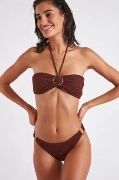 Maillot De Bain 2 Pièces Marron Patola & Noblea Nasaya