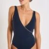 Maillot De Bain Une Pièce Bleu Marine TILDAE ACEROLA