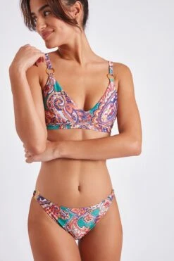 Maillot De Bain 2 Pièces Imprimé Cachemire Coloré Zungo & Noblea Kasbah