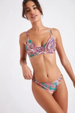 Maillot De Bain 2 Pièces Imprimé Cachemire Coloré Zungo & Noblea Kasbah -Livia Soldes 22e zungo kasbah kbm47 noblea kasbah kbm47 dev3