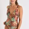 Maillot De Bain 1 Pièce Marron à Motifs ABALAI JALAMA 2 Maillot De Bain 1 Pièce Marron à Motifs ABALAI JALAMA -Livia Soldes 23e abalai jalama zhy98 dev