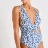 Maillot De Bain 1 Pièce Bleu CAROLINA HINOKI -Livia Soldes 23e carolina hinoki zhw56 dev