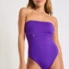 Maillot De Bain 1 Pièce Bustier Violet ELINE ODALISQUE -Livia Soldes 23e eline odalisque 41n25 dev1