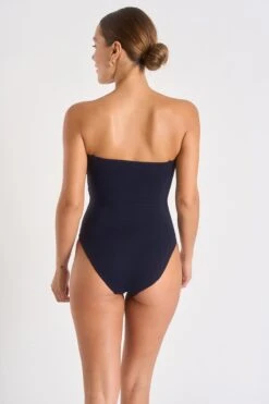 Maillot De Bain 1 Pièce Marine ELINE TAMARINDO -Livia Soldes 23e eline tamarindo 14h06 dos