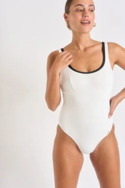 Maillot De Bain 1 Pièce écru EUGENIA PAIMPOL