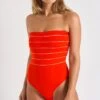 Maillot De Bain Mandarine Pièce LEONIE ACEROLA -Livia Soldes 23e leonie acerola 41n52 dev1 1