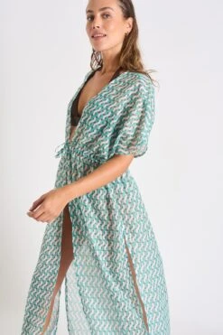 Tunique Verte Jade LIZAE CAMBURIVOIL -Livia Soldes 23e lizae camburivoil liw34 dev4