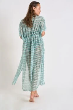 Tunique Verte Jade LIZAE CAMBURIVOIL -Livia Soldes 23e lizae camburivoil liw34 dos