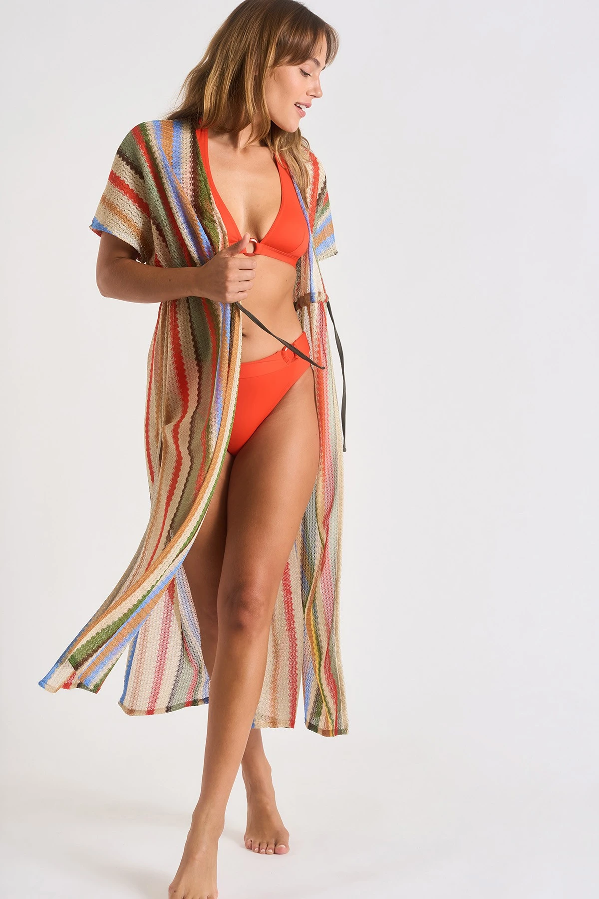 Tunique écrue Rayées LIZAE GOLFITO 4 Tunique écrue Rayées LIZAE GOLFITO – Image 2