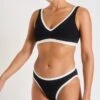 Maillot De Bain 2 Pièces Noir LOCANA & REINE PAIMPOL -Livia Soldes 23e locana paimpol zgt01 reine paimpol zgt01 dev