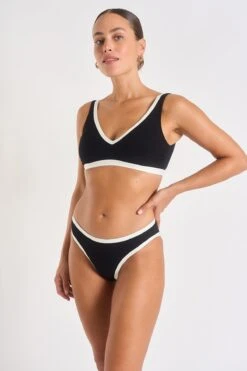 Maillot De Bain 2 Pièces Noir LOCANA & REINE PAIMPOL -Livia Soldes 23e locana paimpol zgt01 reine paimpol zgt01 dev2