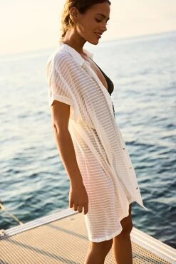 Devant 19 Chemise écrue PALACA SOLOBEACH