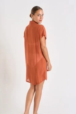 Chemise Paprika PALACA SOLOBEACH -Livia Soldes 23e palaca solobeac lhy92 dos