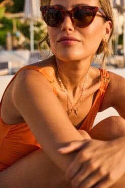 Maillot De Bain 1 Pièce Orange VENUSKA BANDOLA -Livia Soldes 23e venuska bandola won62 amb2