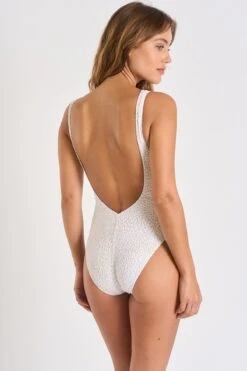 Maillot De Bain Une Pièce Blanc VOLUPIA OREA -Livia Soldes 23e volupia orea zgx10 dos